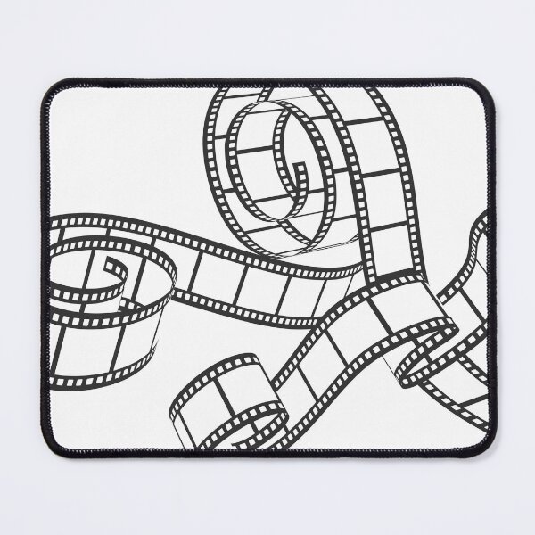 Item preview, Retro Movie Film Reel Design – Minimal Black & White Art designed and sold by S1990S.