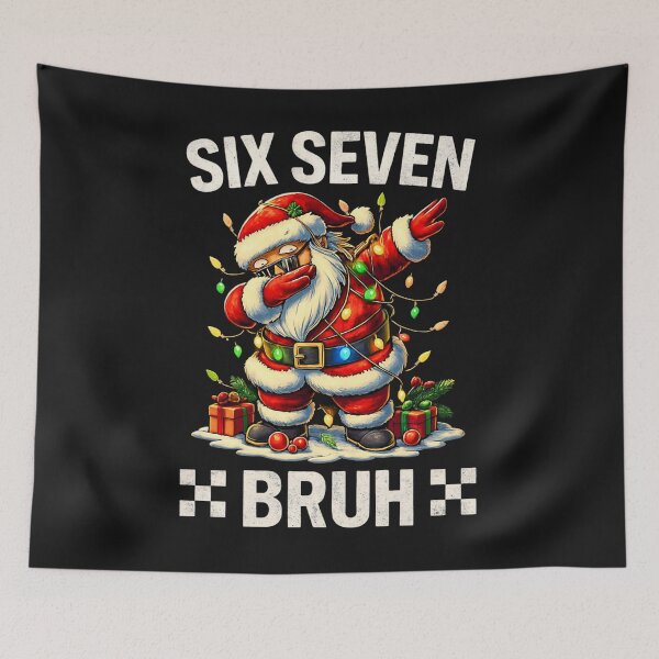 Item preview, Dabbing Santa Six Seven Funny Xmas Design Fun designed and sold by JerdbordinShop.