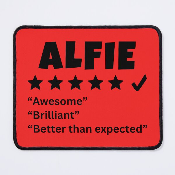Item preview, Alfie Review designed and sold by glowdesigns.