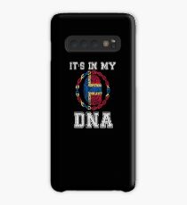 Orkney Islands Its In My Dna Gift For Orkney Islander From Orkney Islands - DNA Strand and Thumbprint With Orkney Islands Flag Case/Skin for Samsung Galaxy