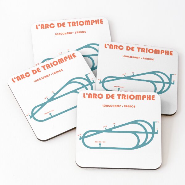 Item preview, Retro Minimalist Prix L'Arc De Triomphe Line Art Print designed and sold by The Circuit Collection.