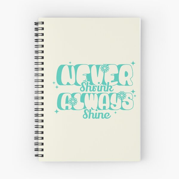 Item preview, 2026 Resolution: Never Shrink, Always Shine (Cool Mint) designed and sold by SummerSnowVentures.