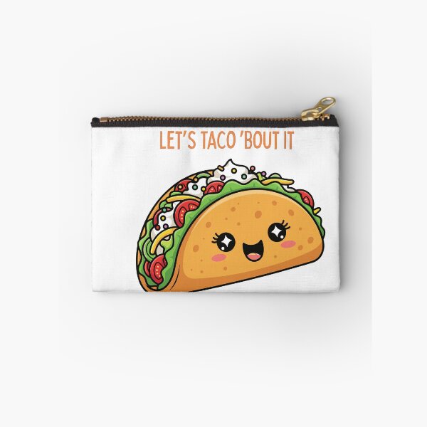 Item preview, Let’s Taco ’Bout It – Funny Taco Pun Design designed and sold by NCODesigns.