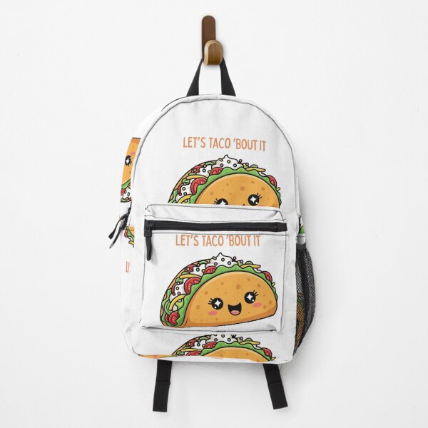 Item preview, Let’s Taco ’Bout It – Funny Taco Pun Design designed and sold by NCODesigns.