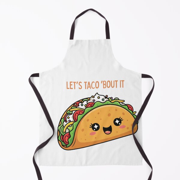 Item preview, Let’s Taco ’Bout It – Funny Taco Pun Design designed and sold by NCODesigns.