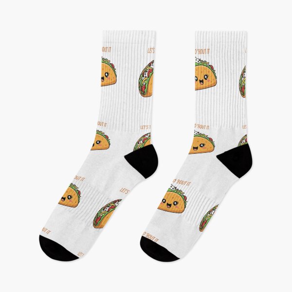 Item preview, Let’s Taco ’Bout It – Funny Taco Pun Design designed and sold by NCODesigns.