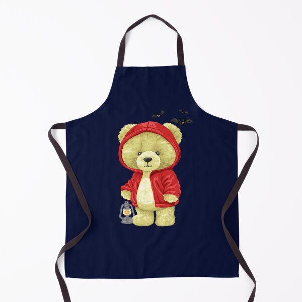 Item preview, Adorable teddy bear wearing red hooded jacket designed and sold by Bhonard 21.