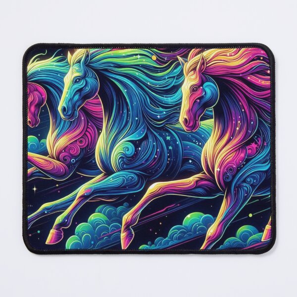 Item preview, "Cosmic Gallop: Dream Horses in a Celestial Realm" designed and sold by Dogandesighn.
