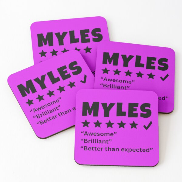 Item preview, Myles Review designed and sold by glowdesigns.