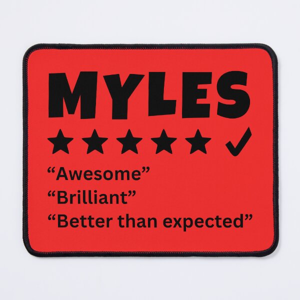 Item preview, Myles Review designed and sold by glowdesigns.