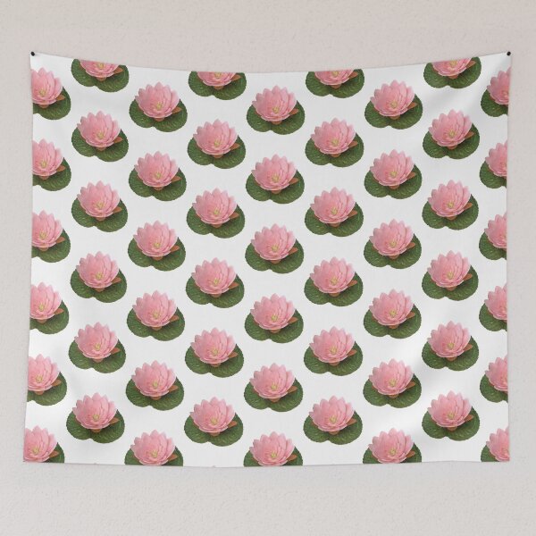 Item preview, water lily lotus flower sticker designed and sold by inainart.