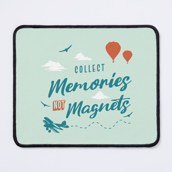 Item preview, 2026 Resolution: Collect Memories Not Magnets (Style A) designed and sold by SummerSnowVentures.