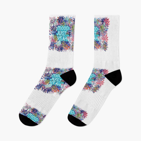 Item preview, Mood: Just Yeah – Aesthetic Colorful Foliage Quote Design designed and sold by SloganSauce.