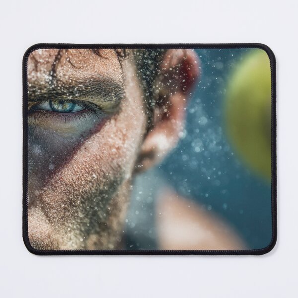 Item preview, Intense tennis player in action designed and sold by anytka.