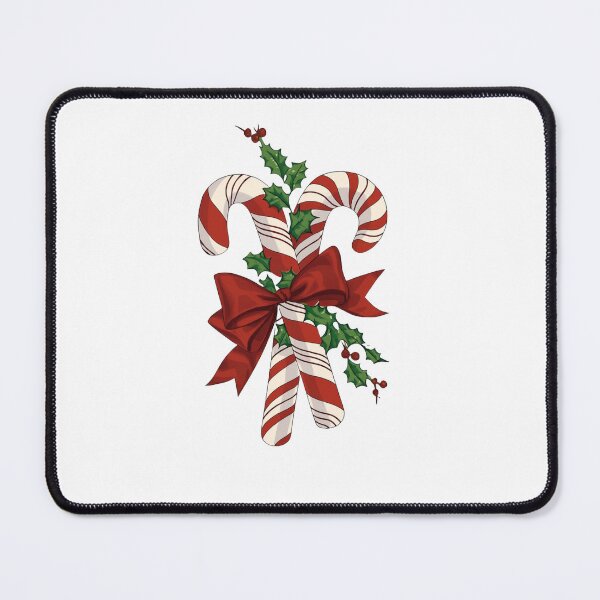 Item preview, Candy Canes sticks Red Ribbons & grean leaves Sticker designed and sold by Bulewater.