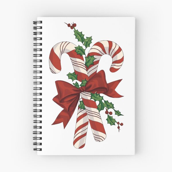 Item preview, Candy Canes sticks Red Ribbons & grean leaves Sticker designed and sold by Bulewater.
