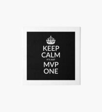 Keep calm, it's just MVP one (black) Art Board
