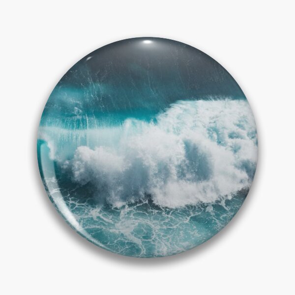 Item preview, Crashing Blue Waves 2 Photographic Print designed and sold by Mother-Nature65.