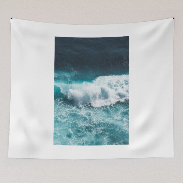 Item preview, Crashing Blue Waves 2 Photographic Print designed and sold by Mother-Nature65.
