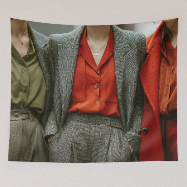 Item preview, Chic women in fall suits designed and sold by anytka.