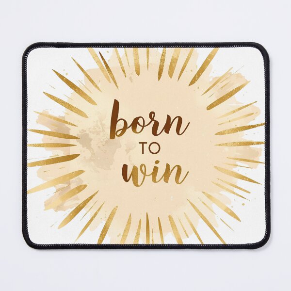 Item preview,  Born to Win, Motivational Quote Design Sticker designed and sold by Moodune.