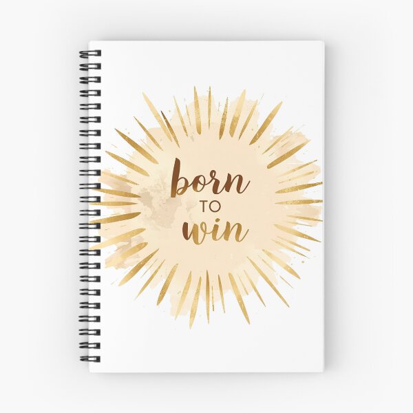 Item preview,  Born to Win, Motivational Quote Design Sticker designed and sold by Moodune.