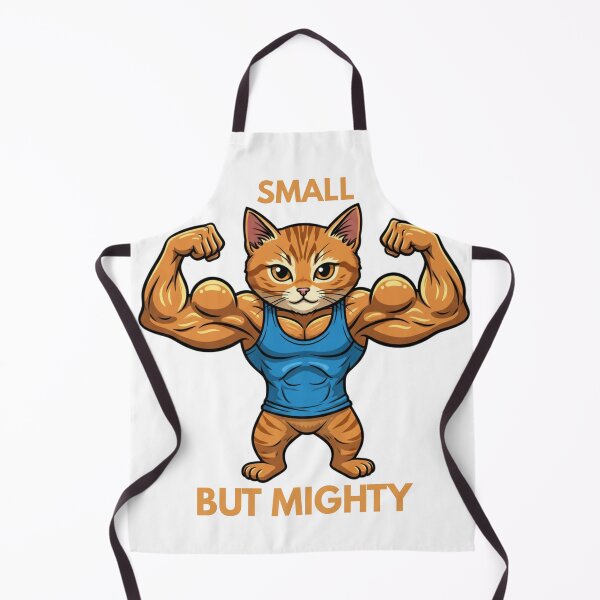 Item preview, Small But Mighty Muscle Cat designed and sold by DesignPalaceLk.
