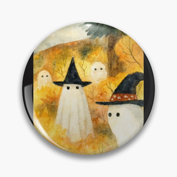 Item preview, ghosts on a farm, 4 is the charm designed and sold by Cushion-Crafts.