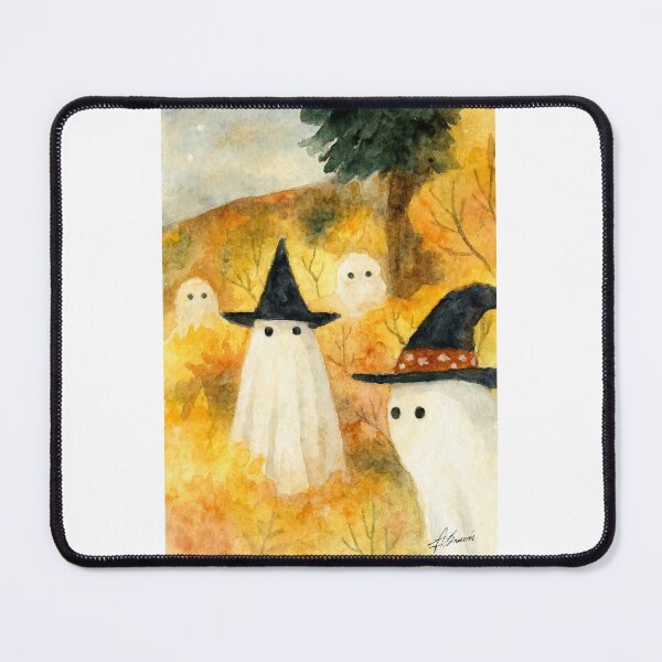 Item preview, ghosts on a farm, 4 is the charm designed and sold by Cushion-Crafts.