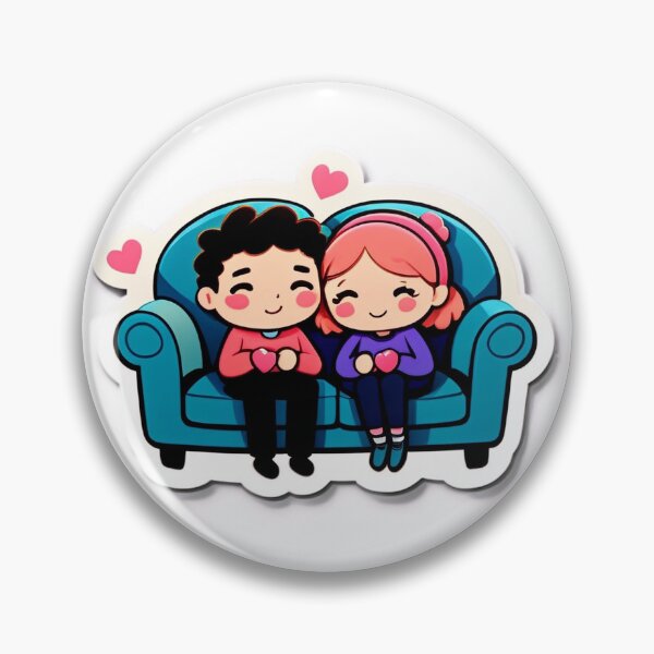 Item preview, Cuddling on a Sofa designed and sold by Duovibes.