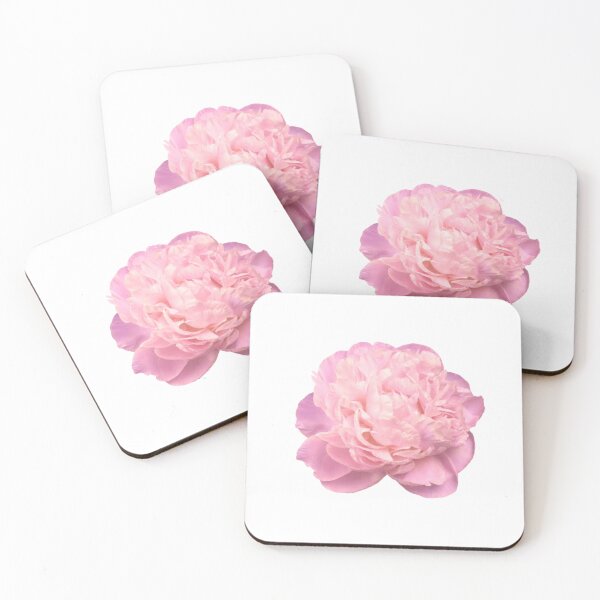 Item preview, pink peony flower sticker designed and sold by inainart.