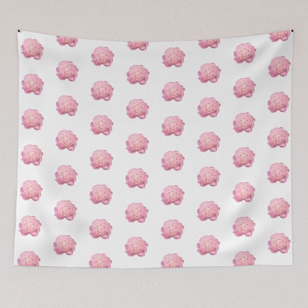 Item preview, pink peony flower sticker designed and sold by inainart.