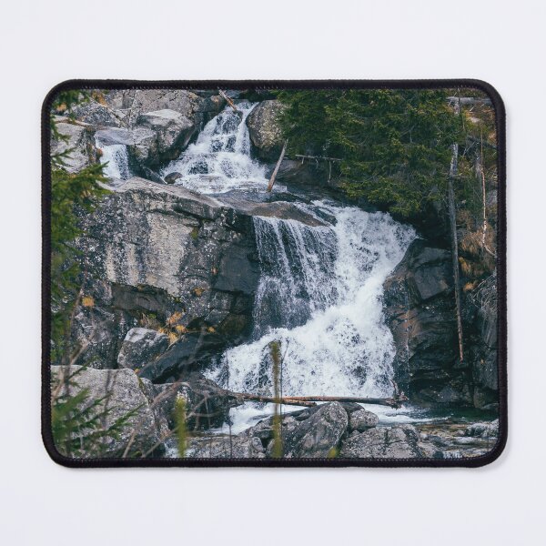 Item preview, Mountain Waterfall in the Slovak Tatras designed and sold by alicjamiekina.
