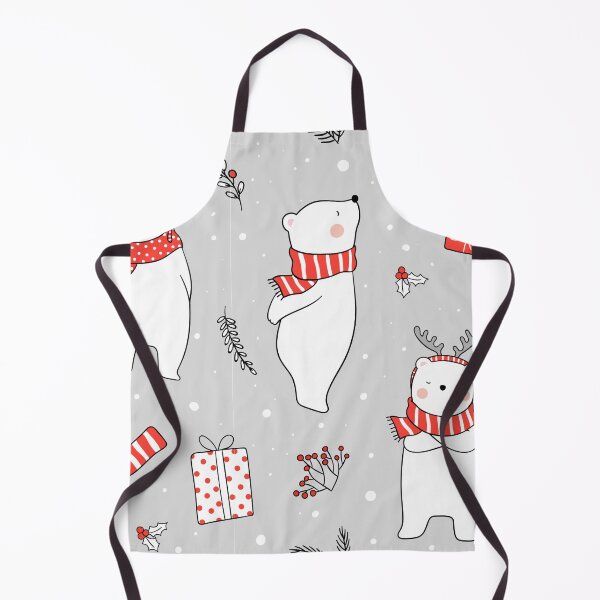 Item preview, Christmas bear in red scarf designed and sold by Anisha Vaz.