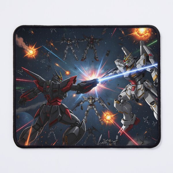 Item preview, Epic Mecha Duel in Space | Anime Robot Battle Art designed and sold by MajaaMachi.