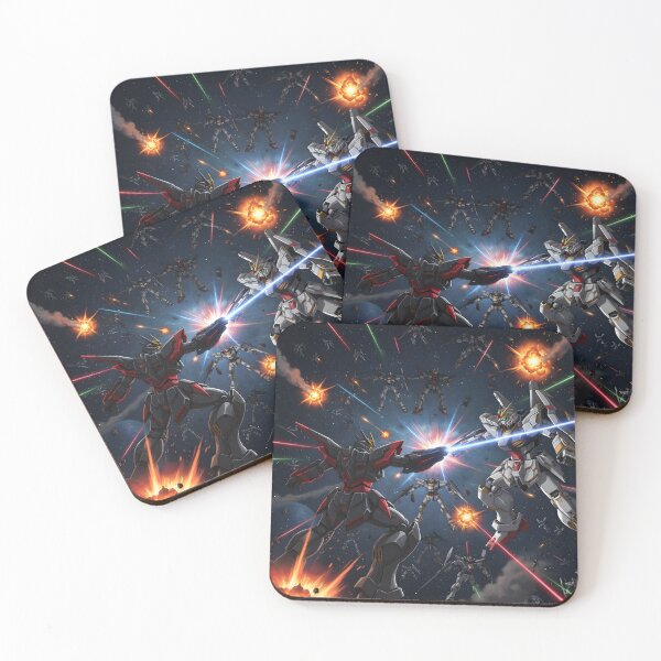 Item preview, Epic Mecha Duel in Space | Anime Robot Battle Art designed and sold by MajaaMachi.