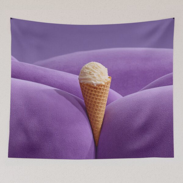 Item preview, Colorful cone on purple cushions designed and sold by anytka.