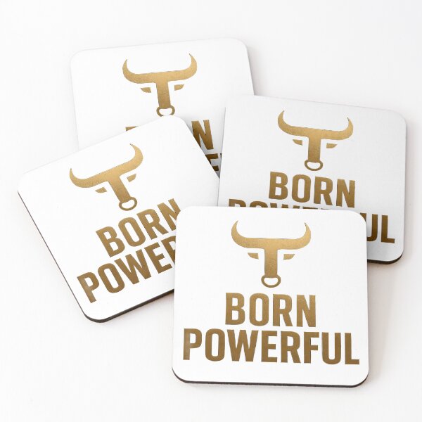 Item preview, Born Powerful – Testosteron Era Gold Logo Design designed and sold by TES TOSTE RON.