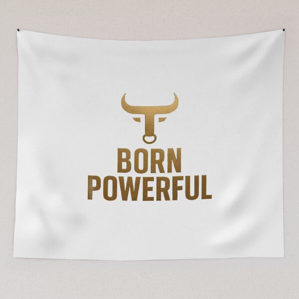 Item preview, Born Powerful – Testosteron Era Gold Logo Design designed and sold by TES TOSTE RON.
