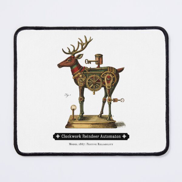 Item preview, Clockwork Reindeer Automaton — Vintage 1887 Christmas Toy designed and sold by gstevensonart.
