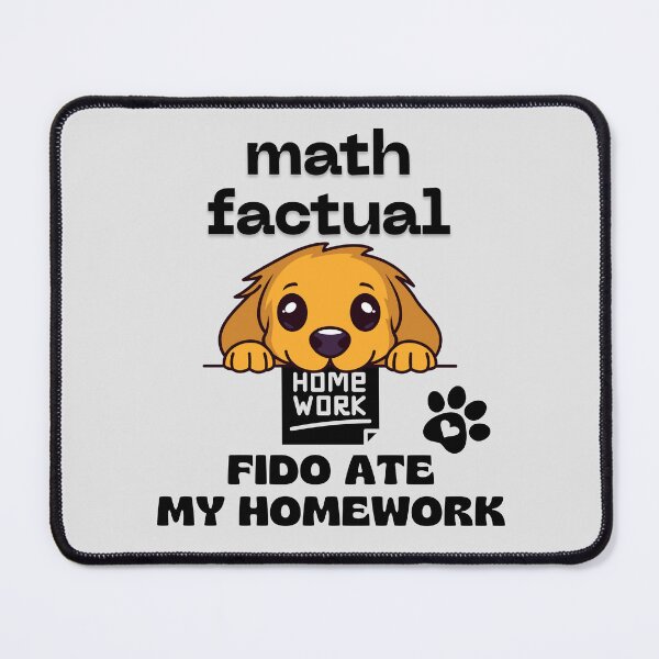 Item preview, Amusing Mathematics Factual Regarding Homework Submission. designed and sold by MPC-Mince-Pies.