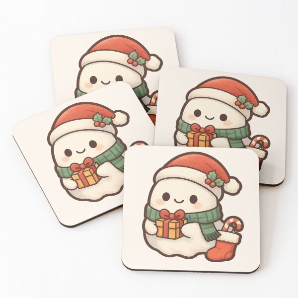 Item preview, Ghostmas Vibes – Cute Kawaii Christmas Ghost Design designed and sold by deslydesign.