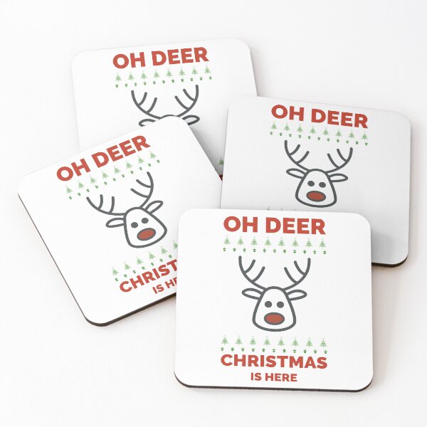Item preview, Oh Deer Christmas Is Here designed and sold by arteena.