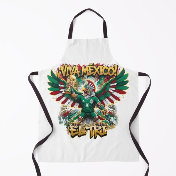 Item preview, ¡Viva México! Aztec Eagle Warrior Football Champion | El Tri World Cup Design designed and sold by Inkwell grove.