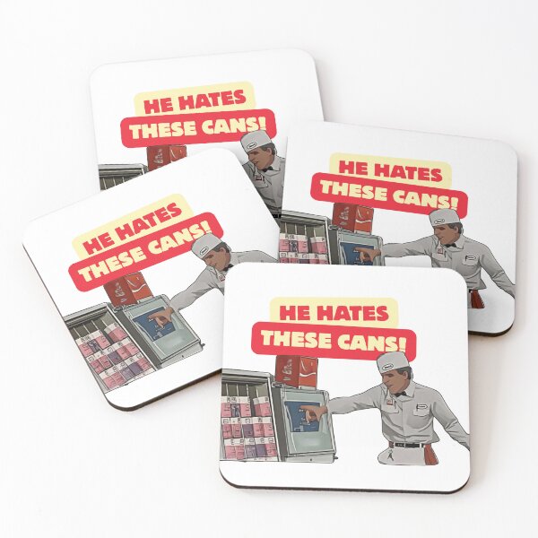 Item preview, He hates these cans! designed and sold by Isthereatheme.