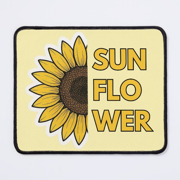 Item preview, Half Sunflower Design with Writing designed and sold by imperiumpublicitario .