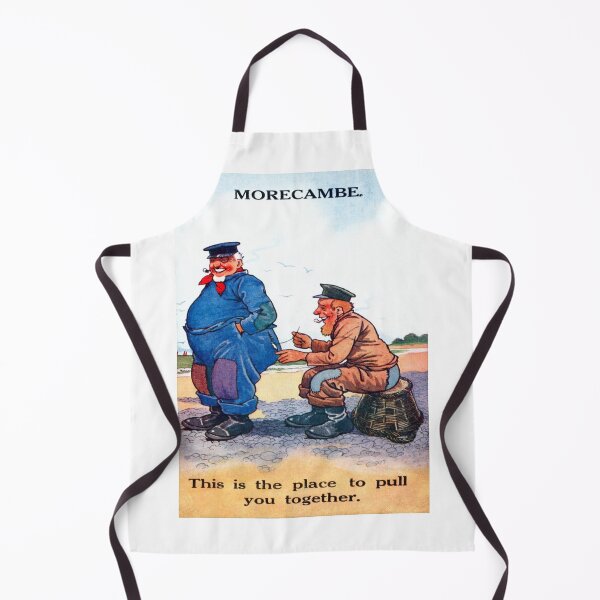 Item preview, Morecambe Fishermen. British seaside resort postcard humor. c 1950's designed and sold by JonDelorme.