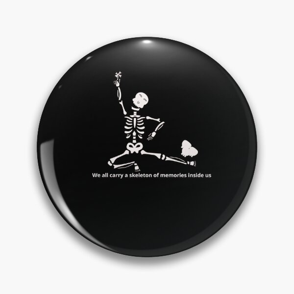 Item preview, Elegant Skeleton Greeting – Minimal Aesthetic Bones Art designed and sold by زينتريتي.