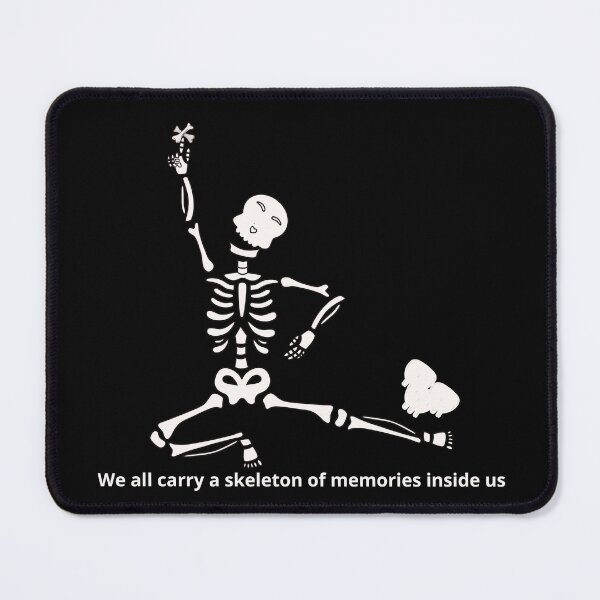 Item preview, Elegant Skeleton Greeting – Minimal Aesthetic Bones Art designed and sold by زينتريتي.