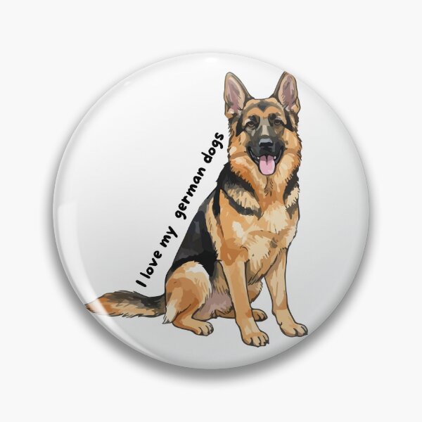 Item preview, I Love My German Dogs - Shepherd Lover Art designed and sold by EverBranz-stor.